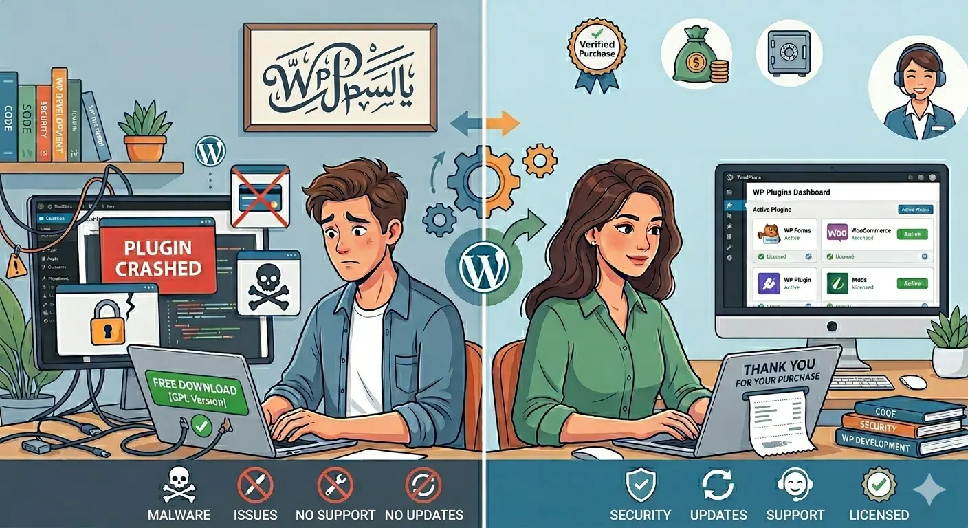 الفرق بين الإضافات الأصلية والمهكرة